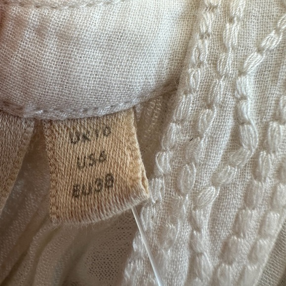 NWT Women’s Anthropologie Vanessa Virginia Cream Embroidered Strap Boho Tank 6 - Picture 8 of 12